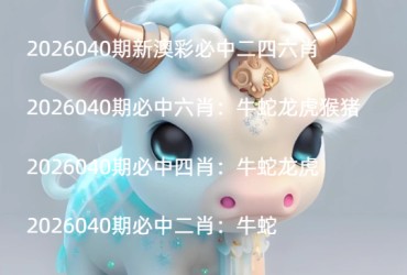 2026040期新澳彩必中二四六肖