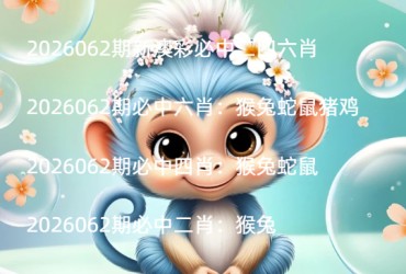2026062期新澳彩必中二四六肖