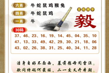 2026042期香港彩九肖30码中特