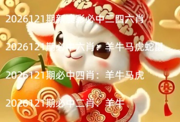 2026121期新澳彩必中二四六肖