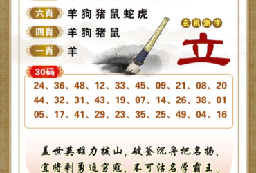 2026049期香港彩九肖30码中特