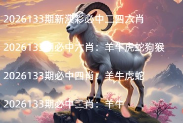 2026133期新澳彩必中二四六肖