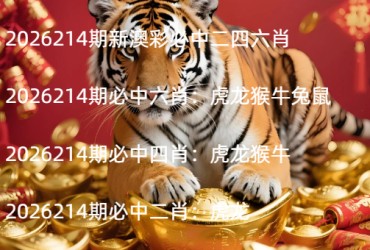 2026214期新澳彩必中二四六肖
