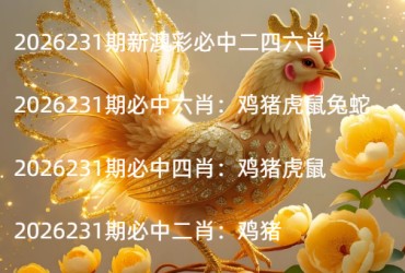 2026231期新澳彩必中二四六肖