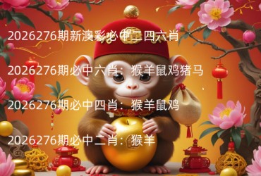 2026276期新澳彩必中二四六肖