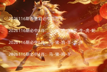 2026116期香港彩必中四肖王